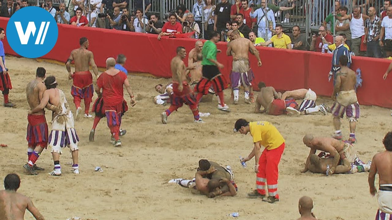 Calcio Storico in Florenz - Eine Mischung aus MMA und Fußball