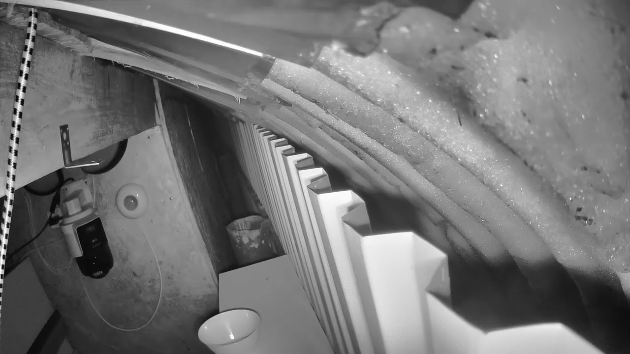 Snow goes off of roof