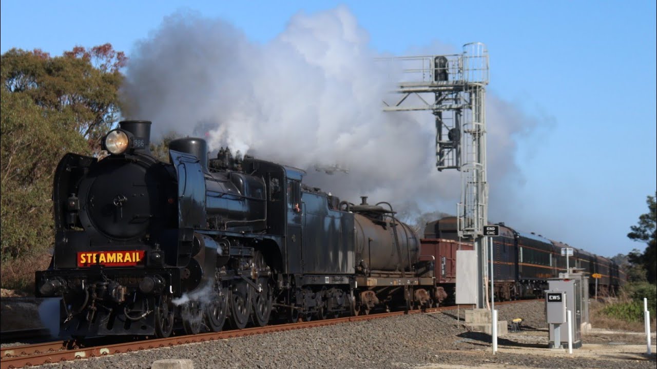 Steam and EMD power to the eastern region of Gippsland 