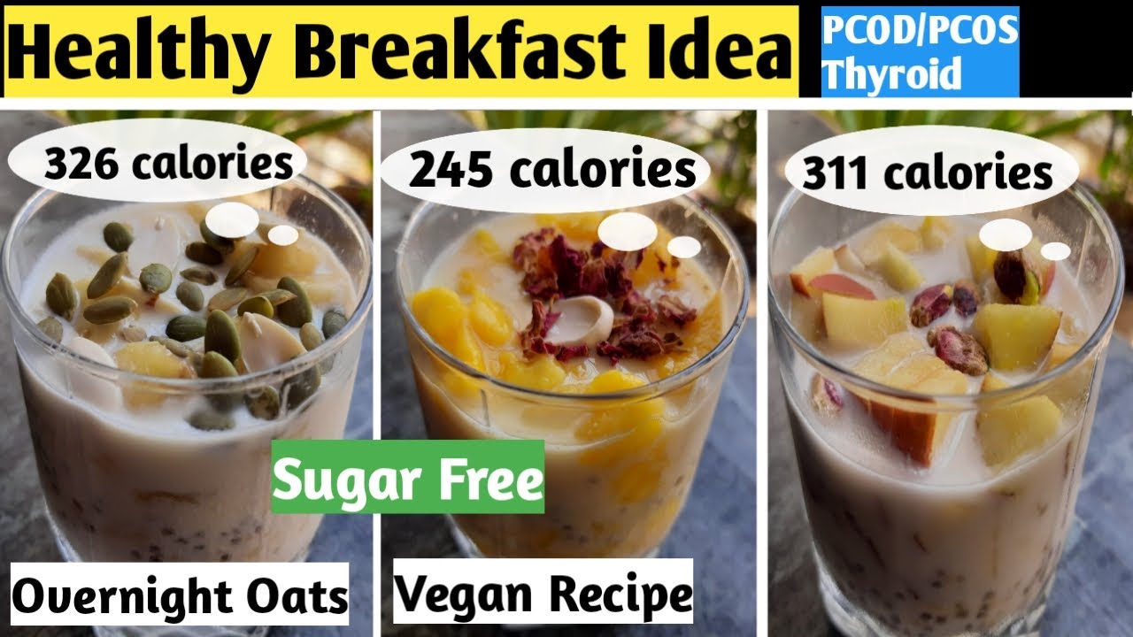 Healthy Breakfast ideas |Overnight Oats| Oats Recipe for weight loss |Diet recipes lose weight fast
