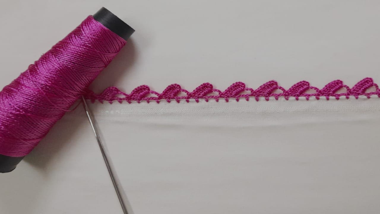 Easy Dupatta neck and sleeves crochet lace design /asani se banaye gale aur asstin pr qureshia lace