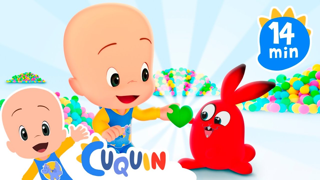 Learn emotions with colored rabbits | Kids Education | Cleo & Cuquin