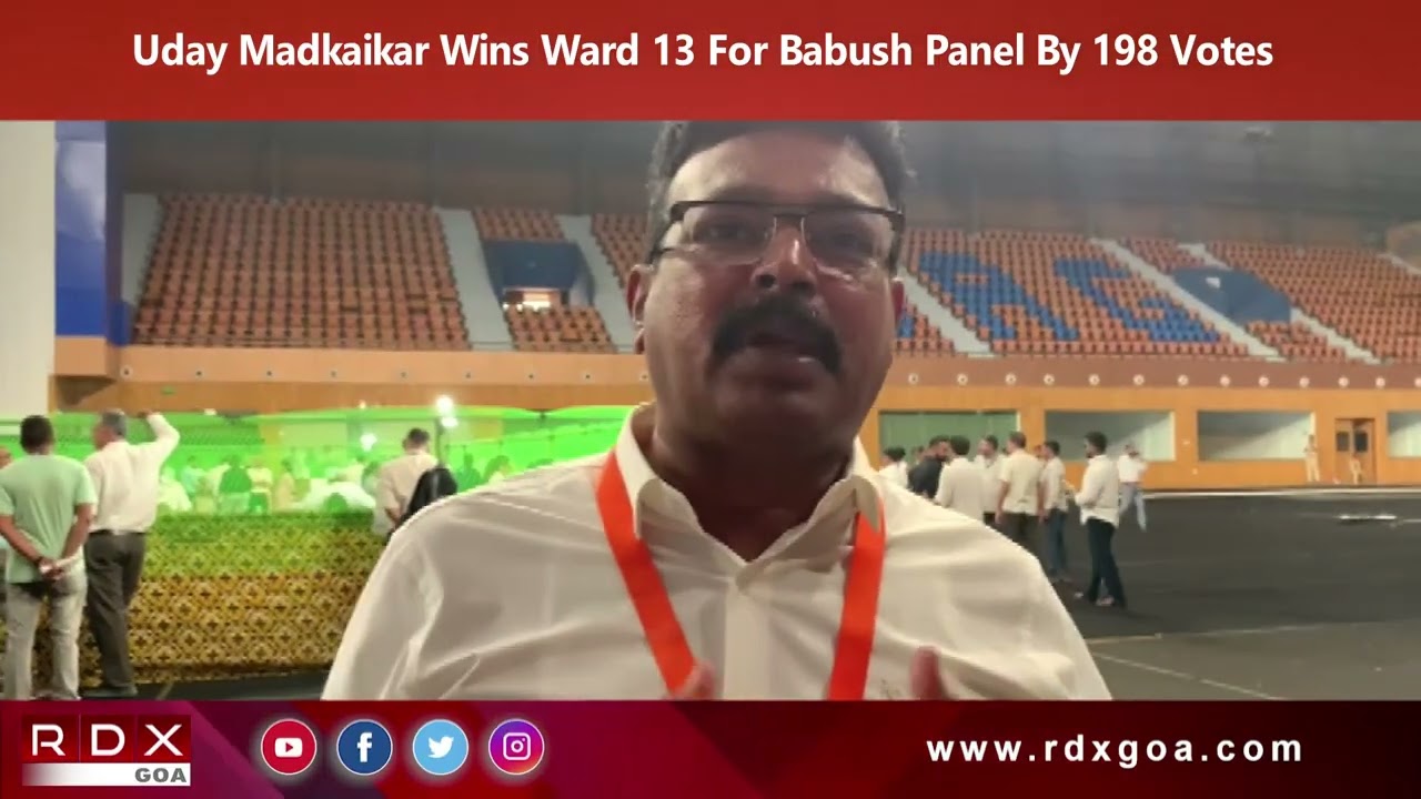 Uday Madkaikar Wins Ward 13 For Babush Panel By 198 Votes