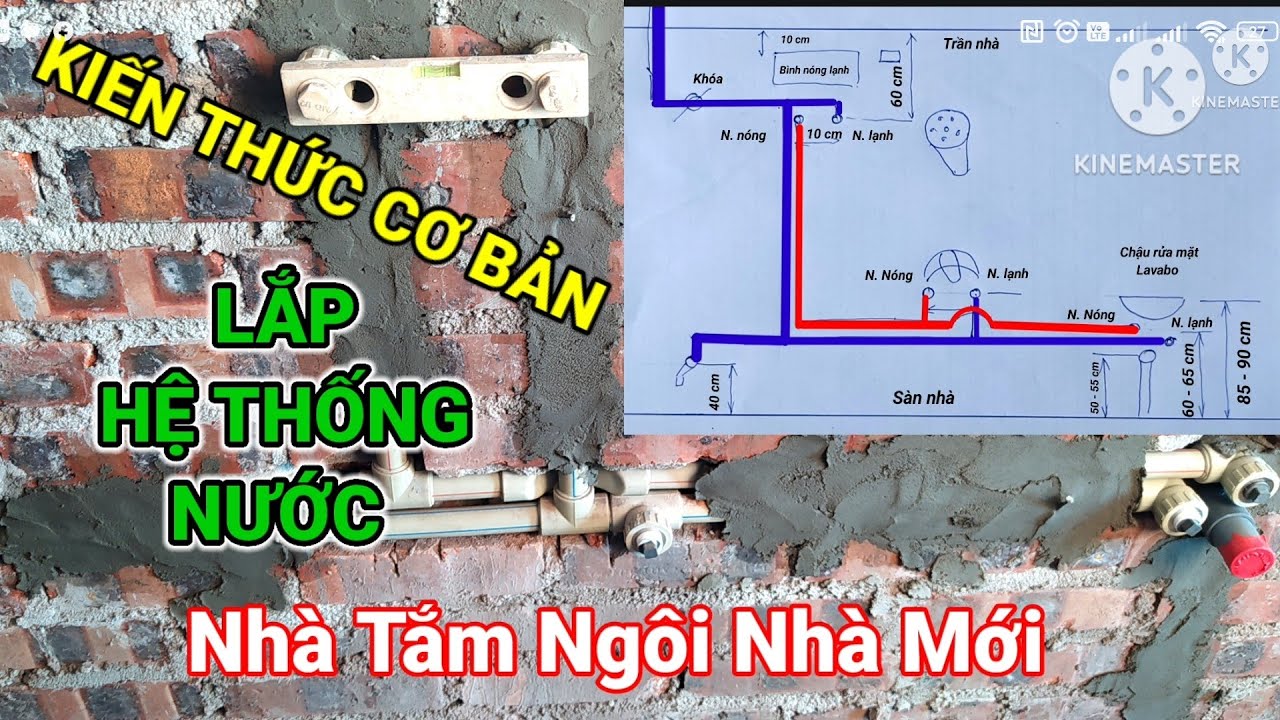 Hướng dẫn kiến thức cơ bản lắp hệ thống đường nước nh&agrave; tắm ng&ocirc;i nh&agrave; mới