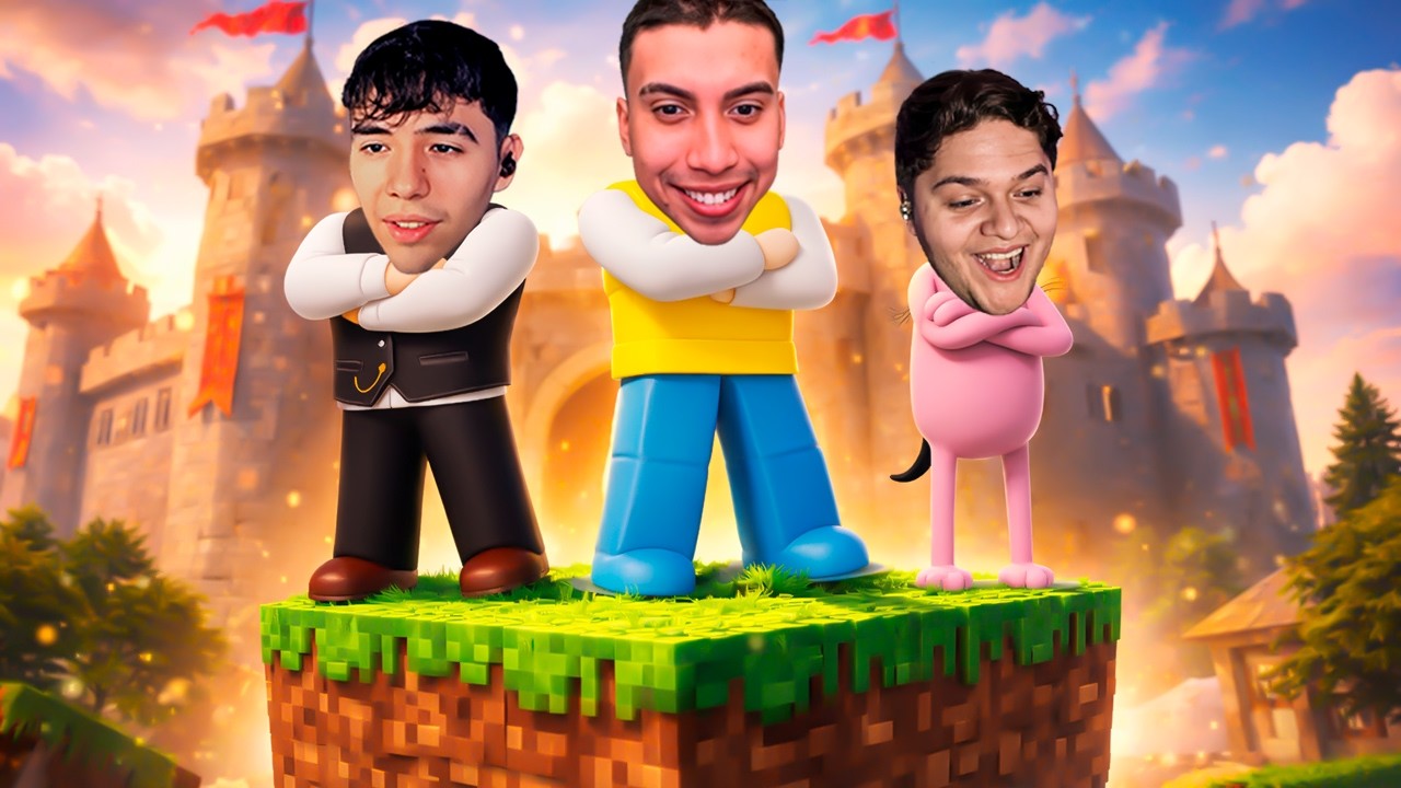 LOS BROS EN ONE BLOCK MINECRAFT! #4 🪨