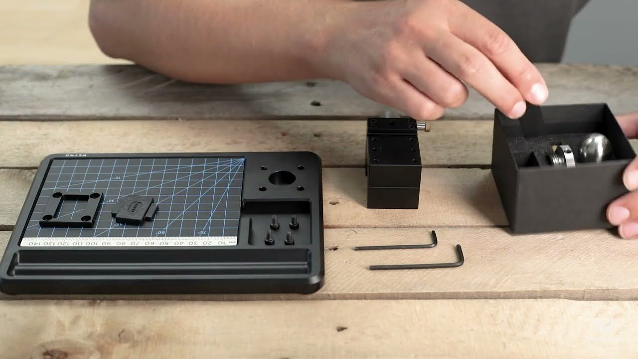 Fractal Vise Ball Mount for Desktop Workstation