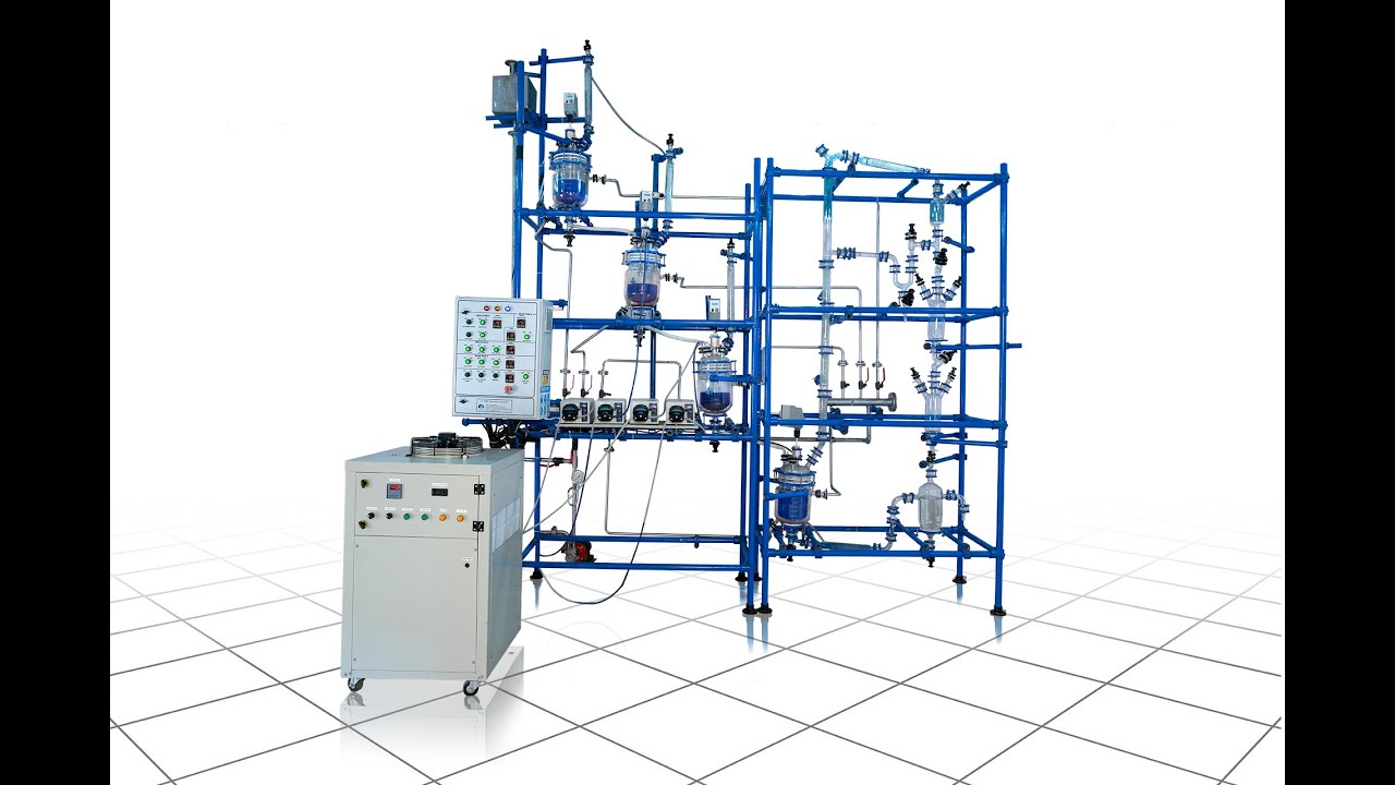 Continuous Stirrer Tank Reactor Assembly
