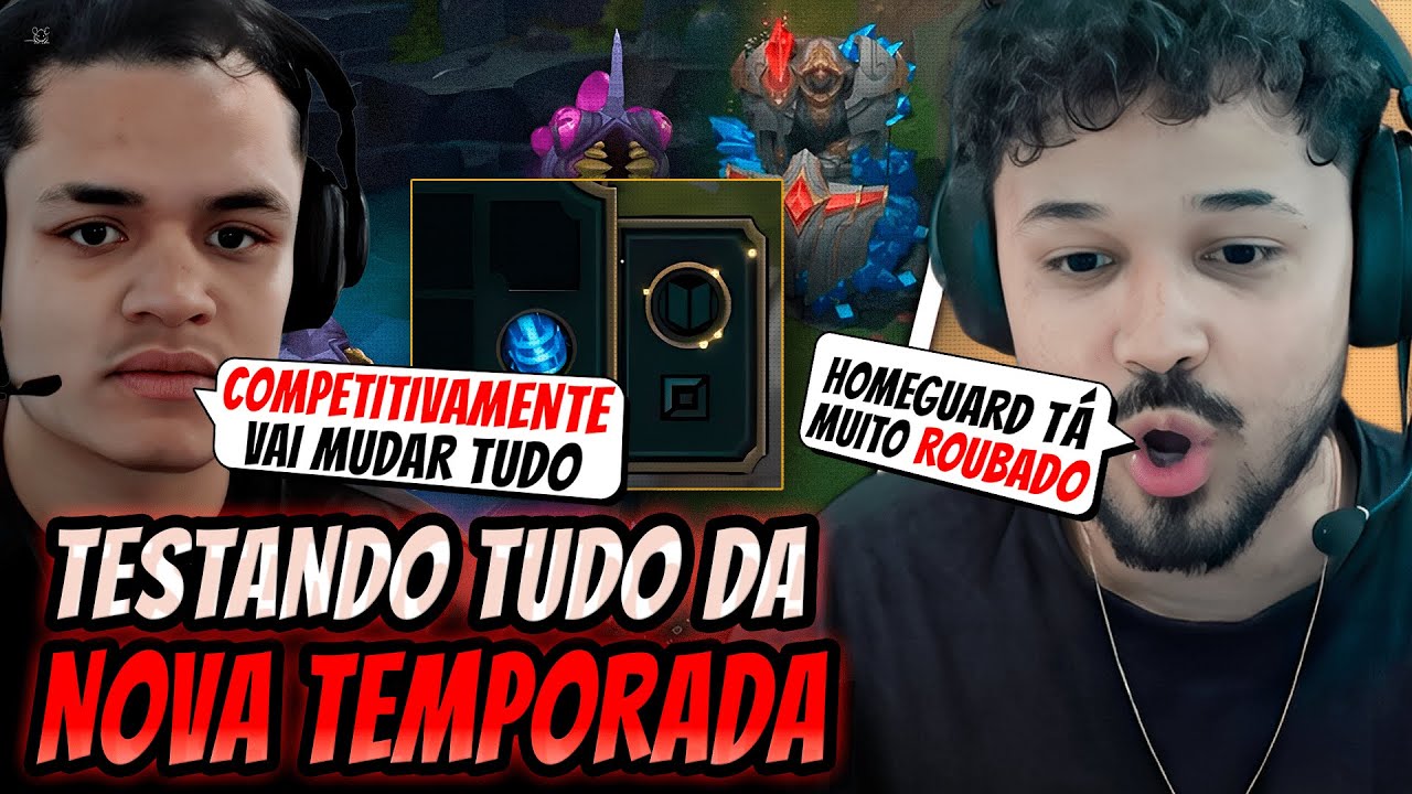 🚨PAIN TITAN e CARIOK TESTARAM o NOVO LEAGUE OF LEGENDS!