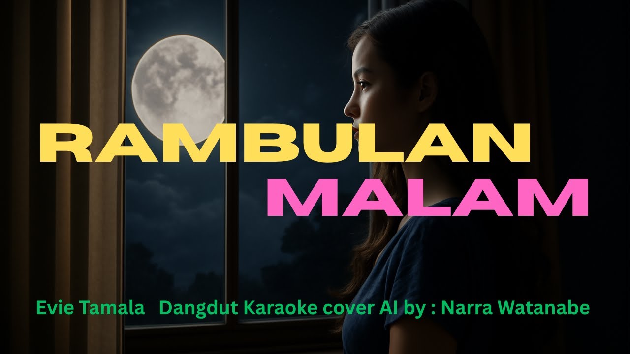 Rambulan Malam    –   Evie Tamala  versi  Dangdut Karaoke  cover AI by : Narra Watanabe