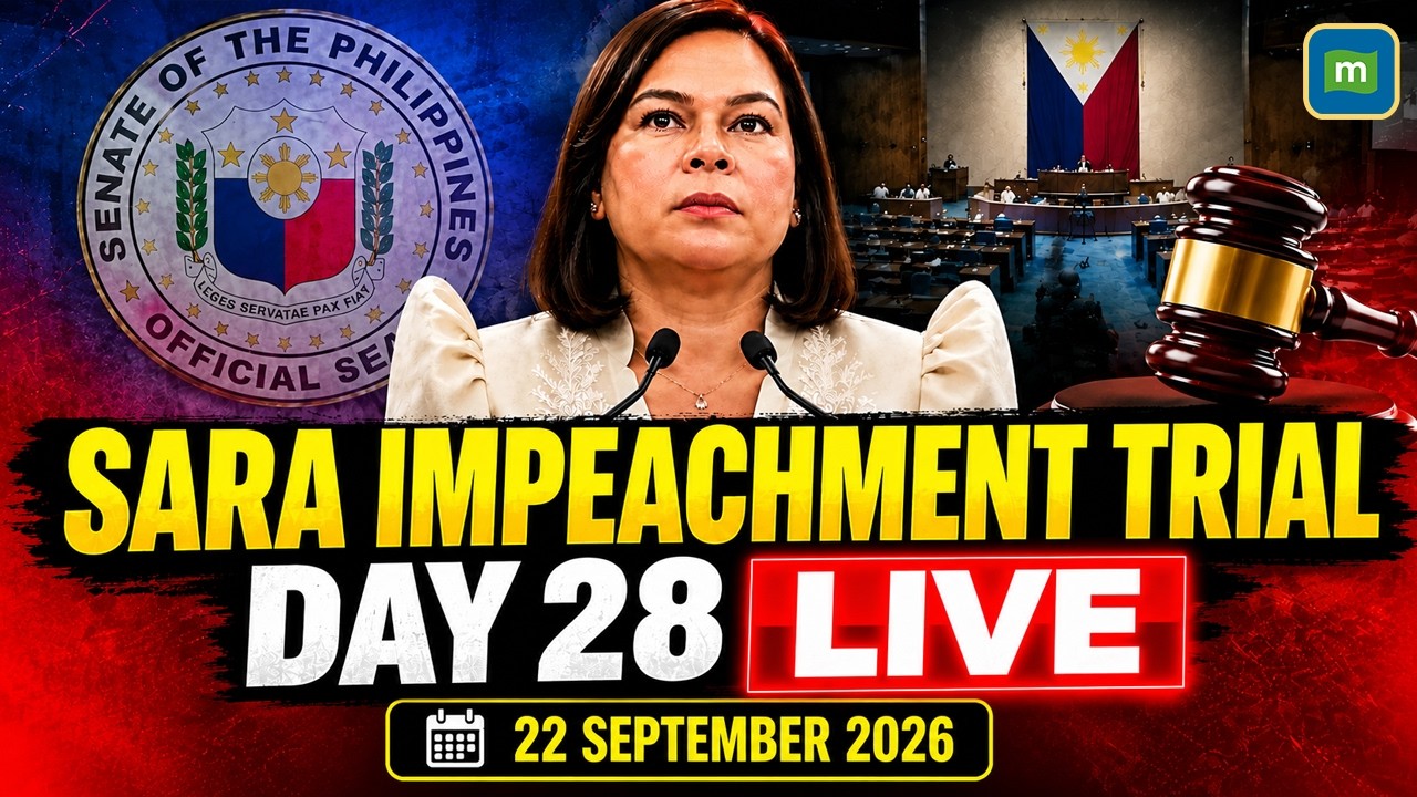 🔴Sara Duterte Impeachment Trial Day 28 LIVE: Philippines Senate Proceedings (September 22, 2026)
