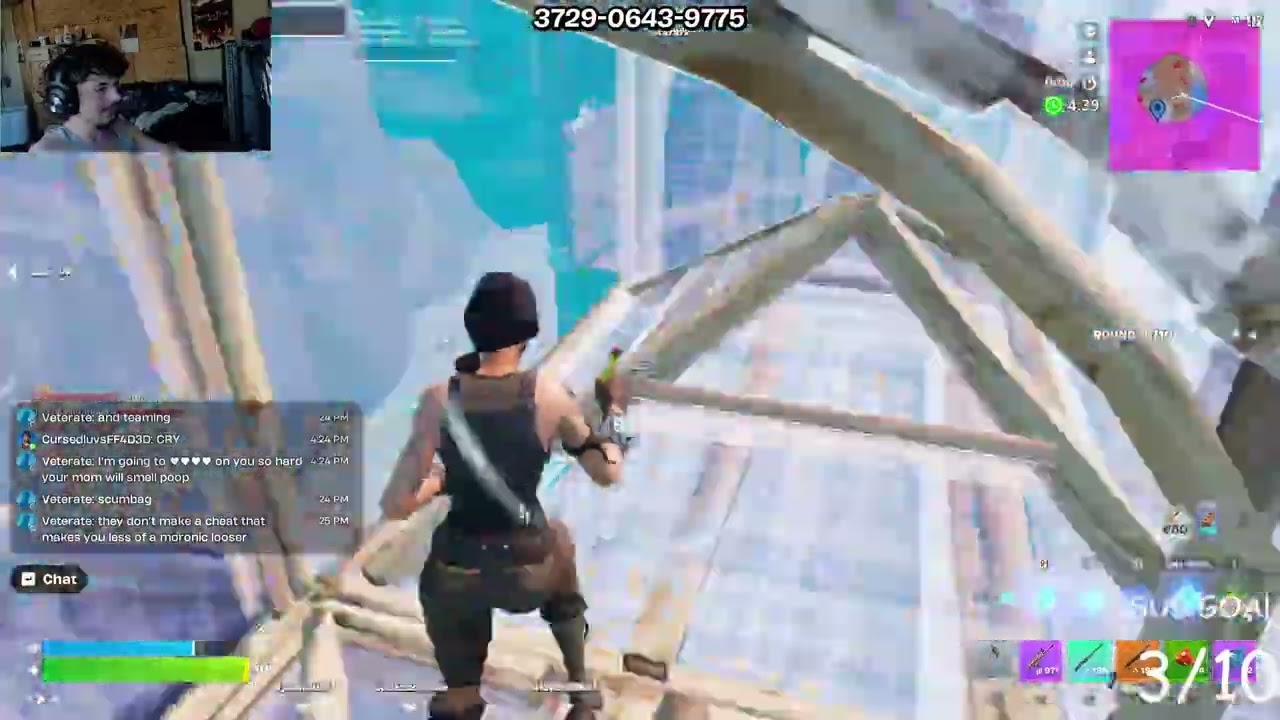 Fortnite Kid Raging in 360p