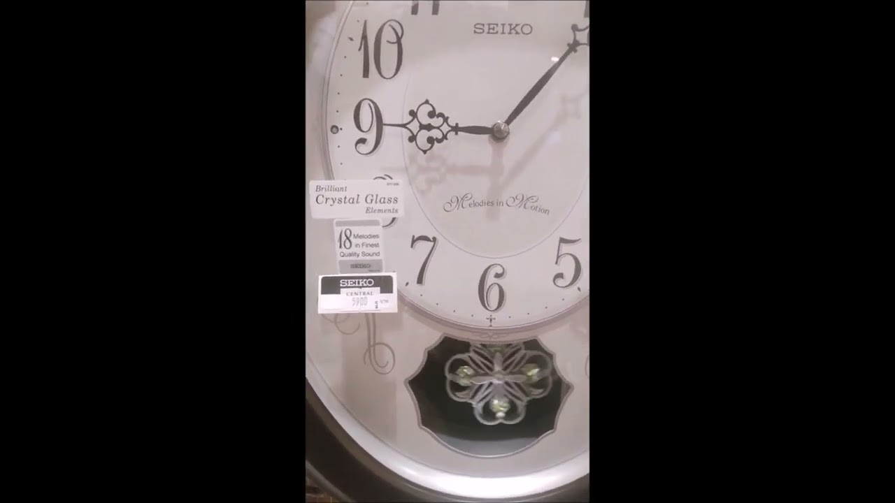 Seiko Melodies in Motion Clock QXM606NLH
