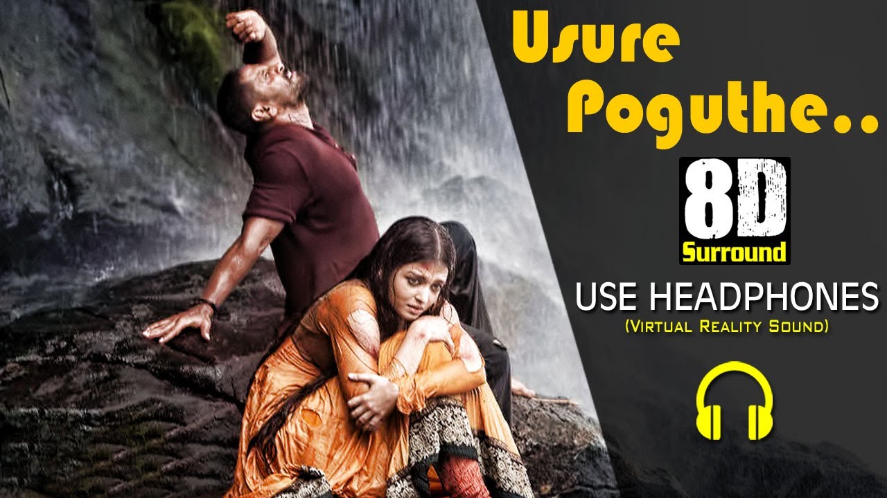 Usure Pogudhey 8D Audio Song on Raavanan|Singer : Karthik|Music:A.R.Rahman