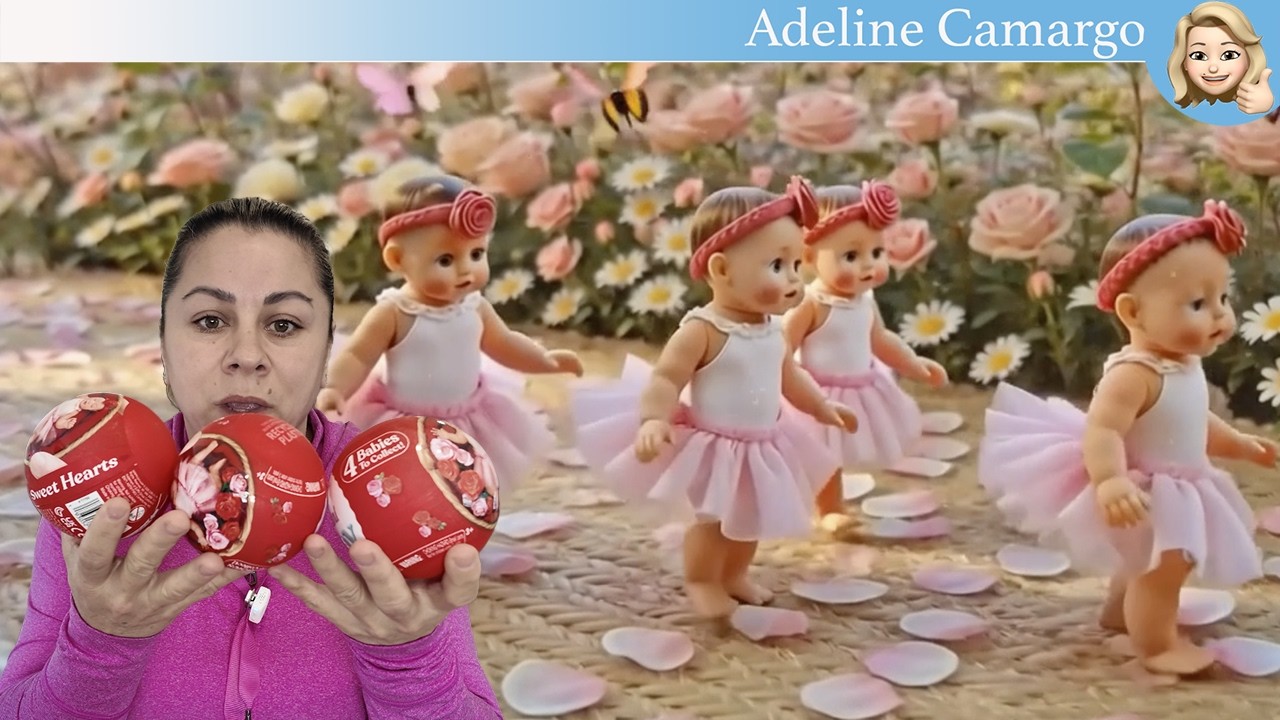 Abrindo bolinhas surpresa com mini bebês reborns que parecem de verdade @AdelineCamargo