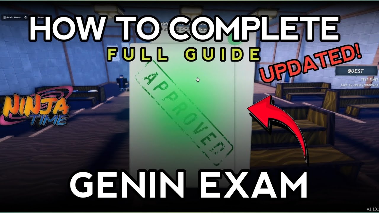 Reworked Final Exam (Genin) Full Guide...