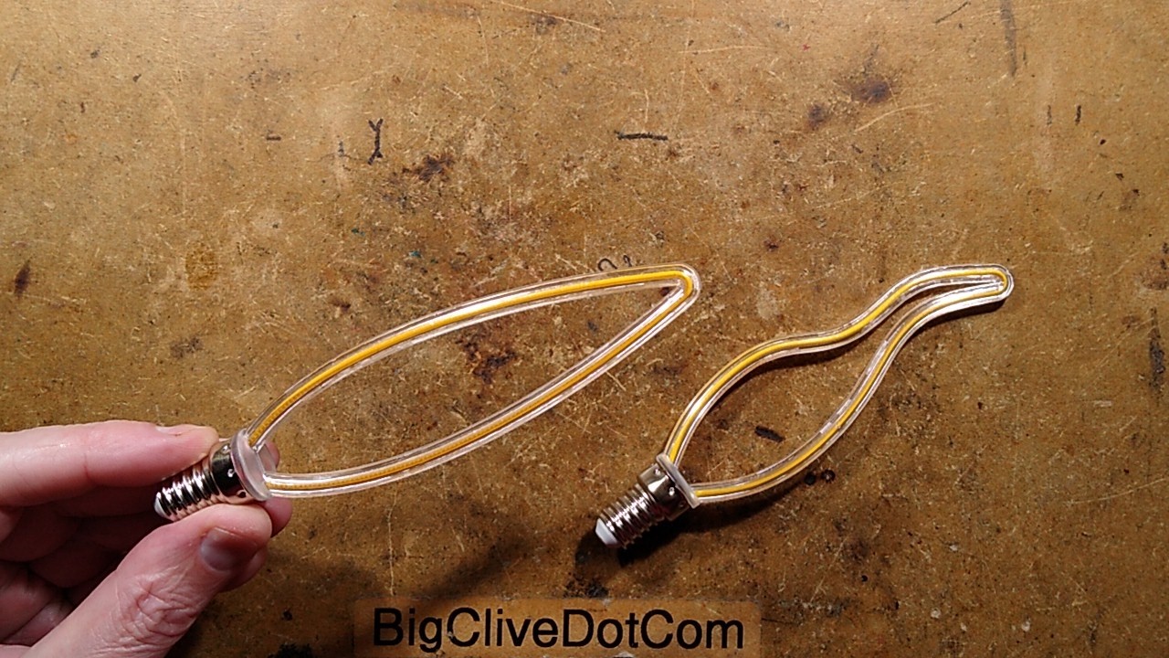 Interesting LED flame shape bulbs - with schematic