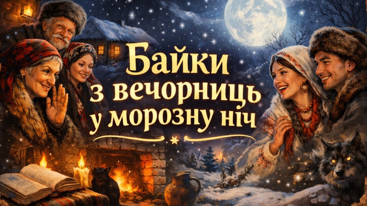 Історії морозної ночі — байки й тепло давніх вечорниць біля печі.