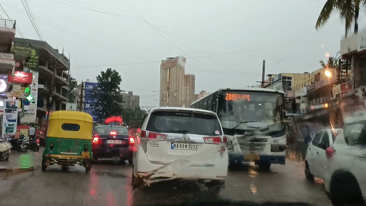 Back to Bangalore | Bangalore in Rain | Flood in Bangalore | Manyata Tech Park View