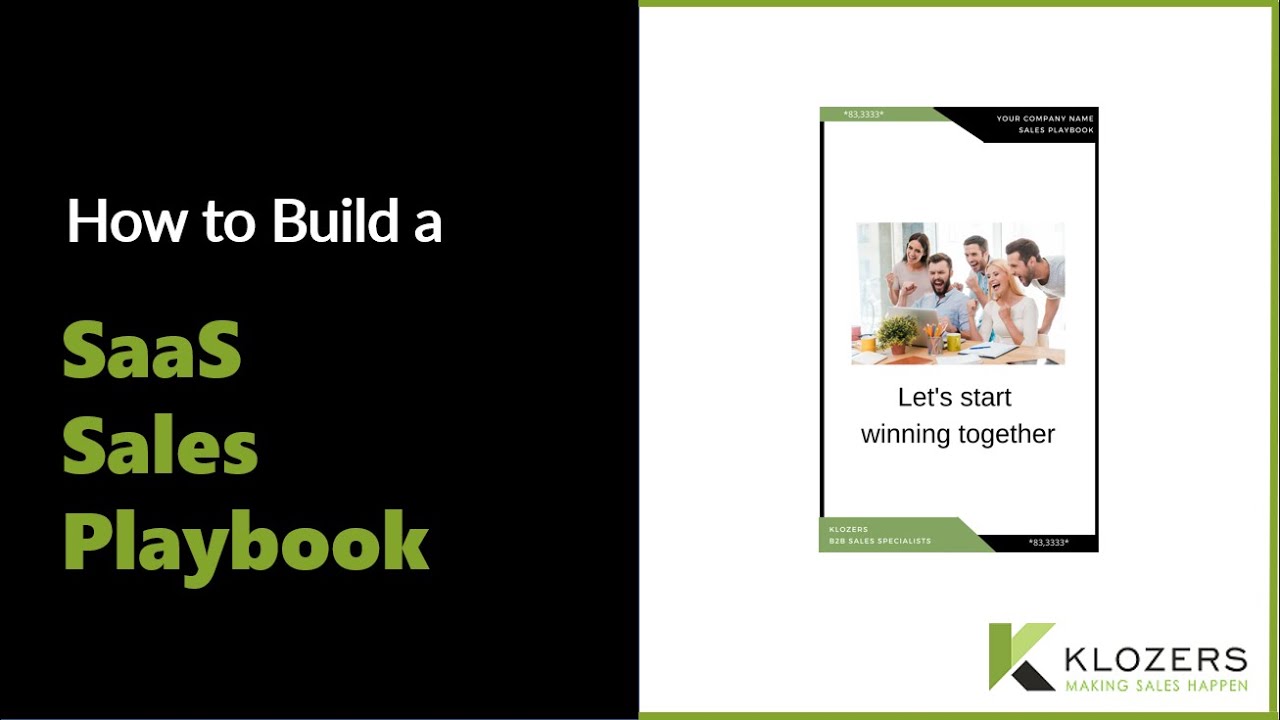 How to Build a SaaS Sales Playbook