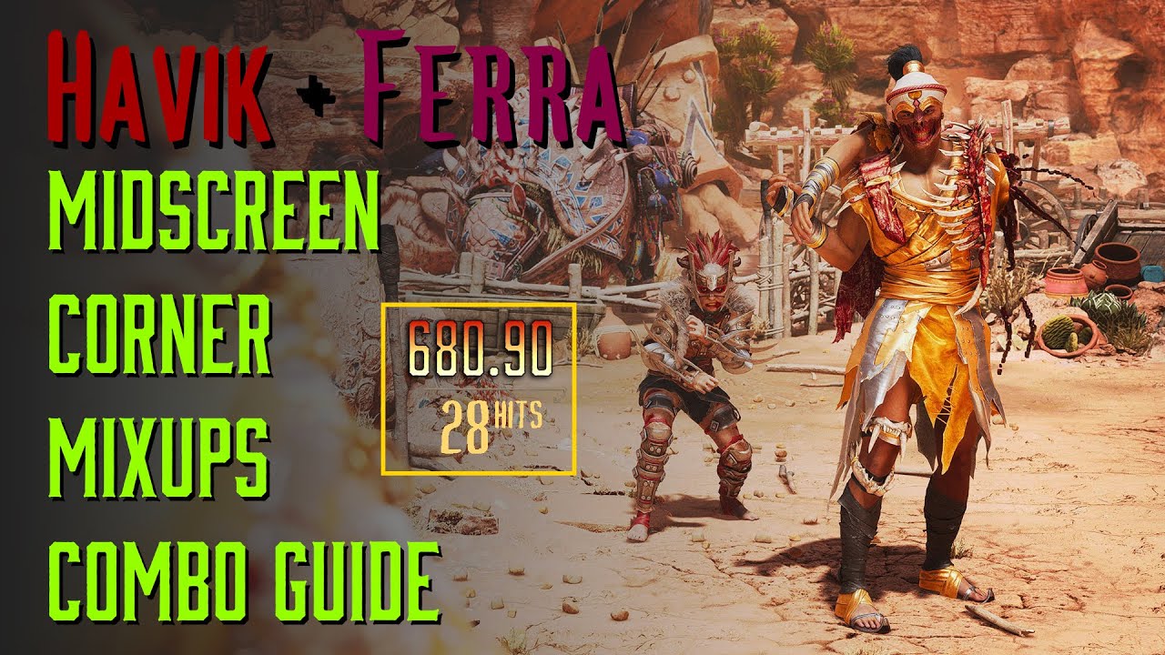 Mortal Kombat 1 Havik Ferra Combo Guide (68% Damage)