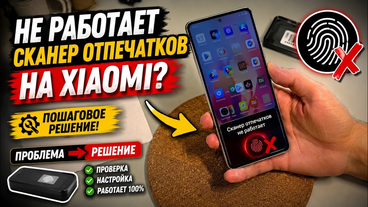 Не работает сканер отпечатков пальцев на Xiaomi. Как исправить? Fingerprint not working Redmi Note13