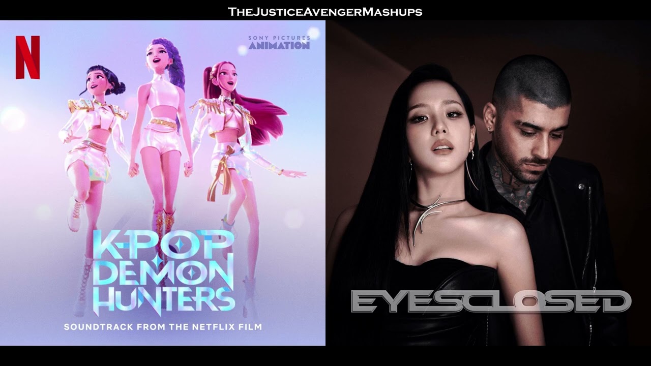 Rumi & Jinu VS Jisoo & ZAYN - Free With Our Eyes Closed (Mixed Mashup)