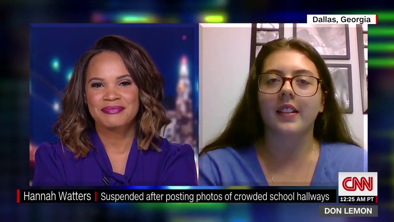 North Paulding High School student Hannah Watters says viral photo was 'good and necessary trouble'