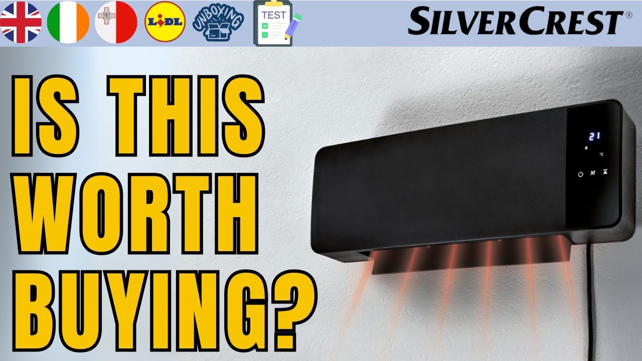 WALL-MOUNTED CERAMIC FAN HEATER  SilverCrest SKWH 2000 B2 UK ENGLISH IRISH MALTESE IL-LINGWA LIDL