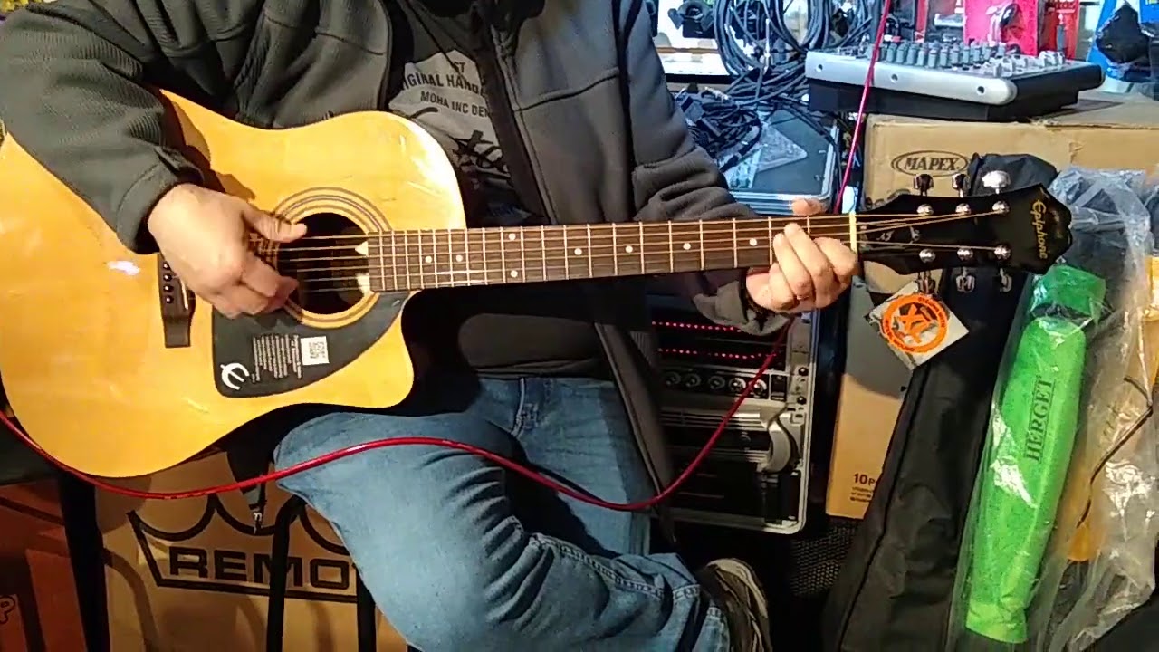 Comprobaci&oacute;n Epiphone AJ100 para Ernesto B.