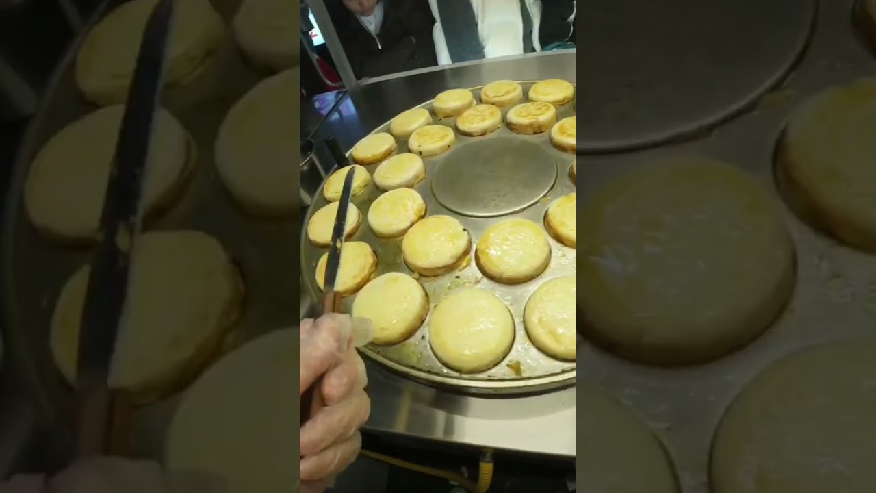 The process of making a meat and egg burger