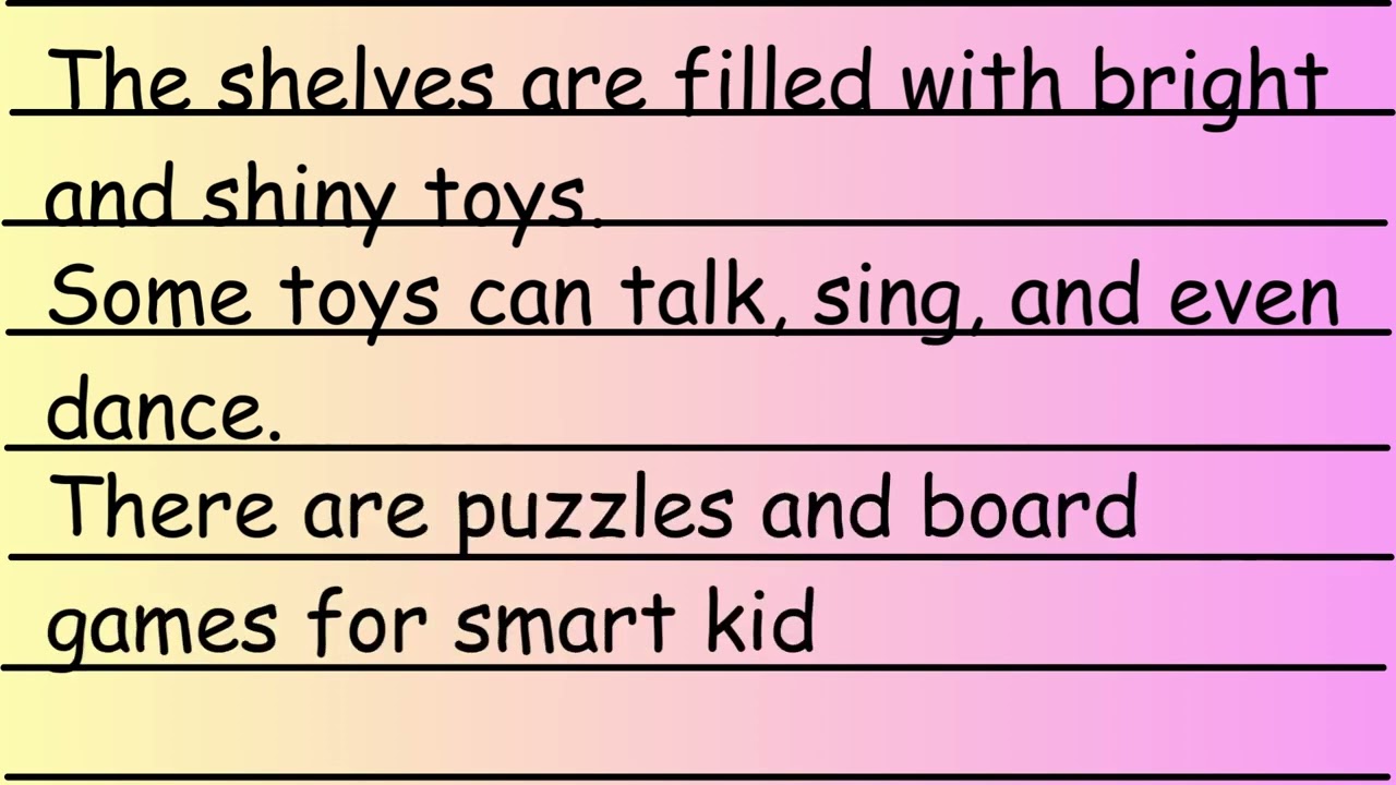 “A Toy Shop” for kids