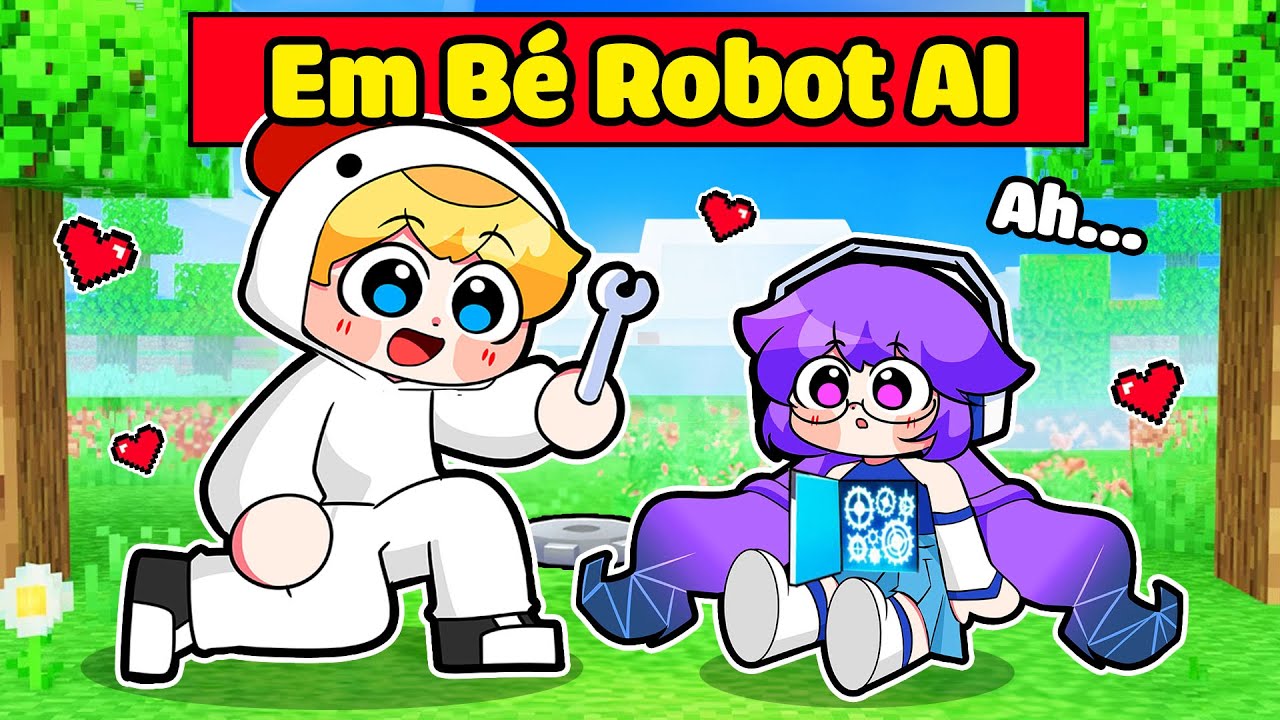 NABEE EM BÉ ROBOT AI TỘI NGHIỆP ĐƯỢC TOGA NHẬN NUÔI TRONG MINECRAFT*NABEE EM BÉ ROBOT AI 🤖✨