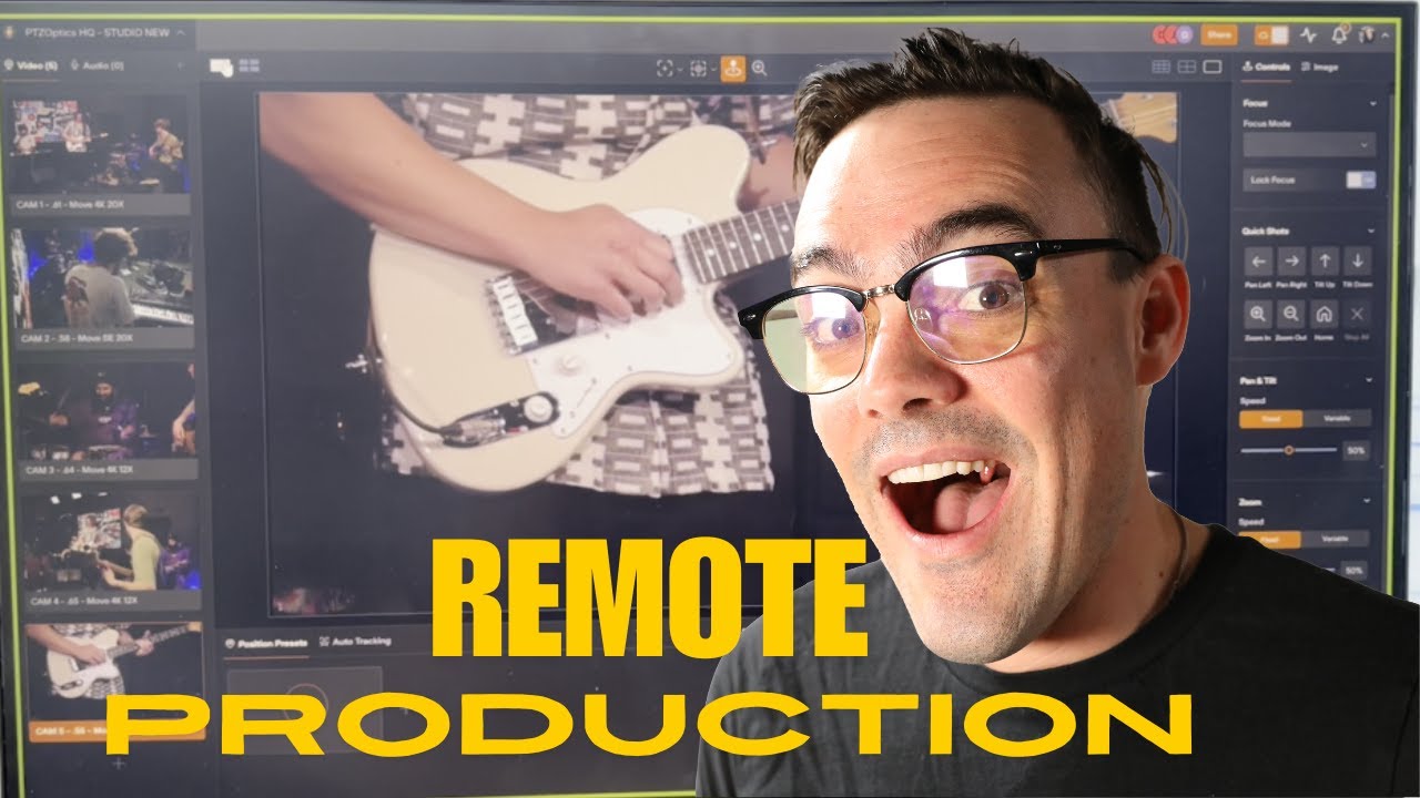 Remote Video Production w/ @fenderstudio @vMixhd and @PTZOptics