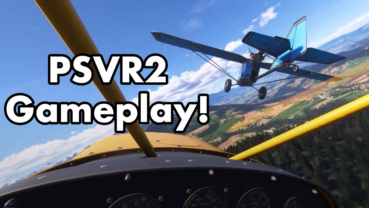 Microsoft Flight Simulator 2024 | Первый взгляд на геймплей PSVR2!