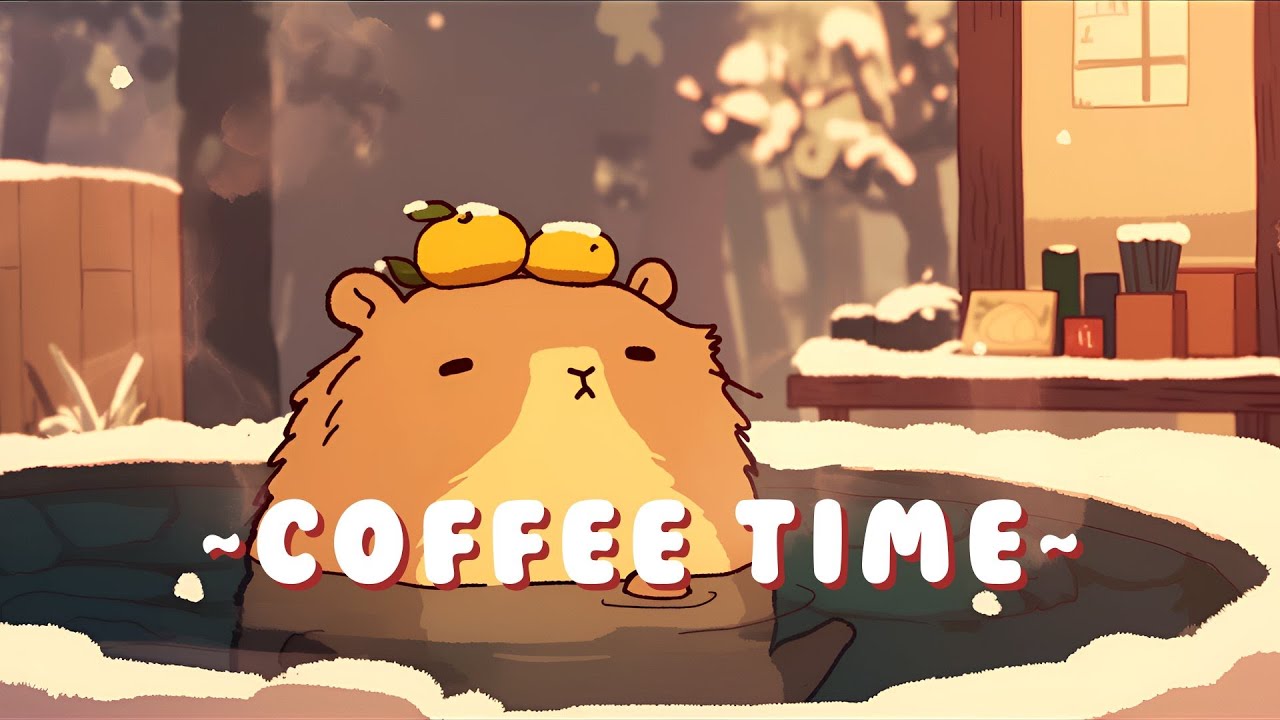 Capybara Beat Station - Cozy Beats for Relaxation ~ Zen Moments ~ 🦫 🌿 ☕ | Study Aid
