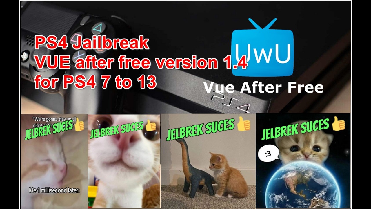 Взлом PS4 Vue After Free версии 1.4 для PS4 13+