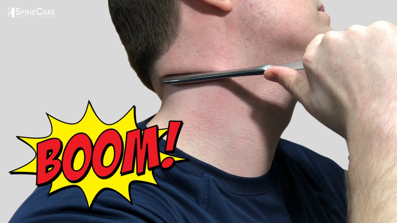 Instant Stiff Neck Pain Relief Using a BUTTER  KNIFE
