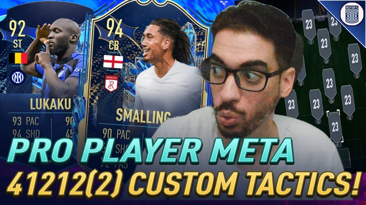 ECHAMPIONS LEAGUE WINNER! PRO PLAYER 41212(2) FORMATION & CUSTOM TACTICS FOR FIFA 23 ULTIMATE TEAM