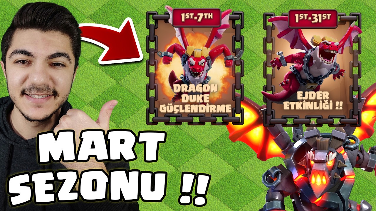 YENİ MART AYI SEZONU TAKVİMİ !! - Clash Of Clans