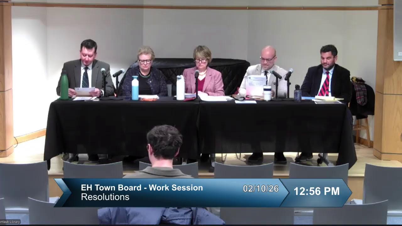 East Hampton Town Board Meeting - 02/10/26
