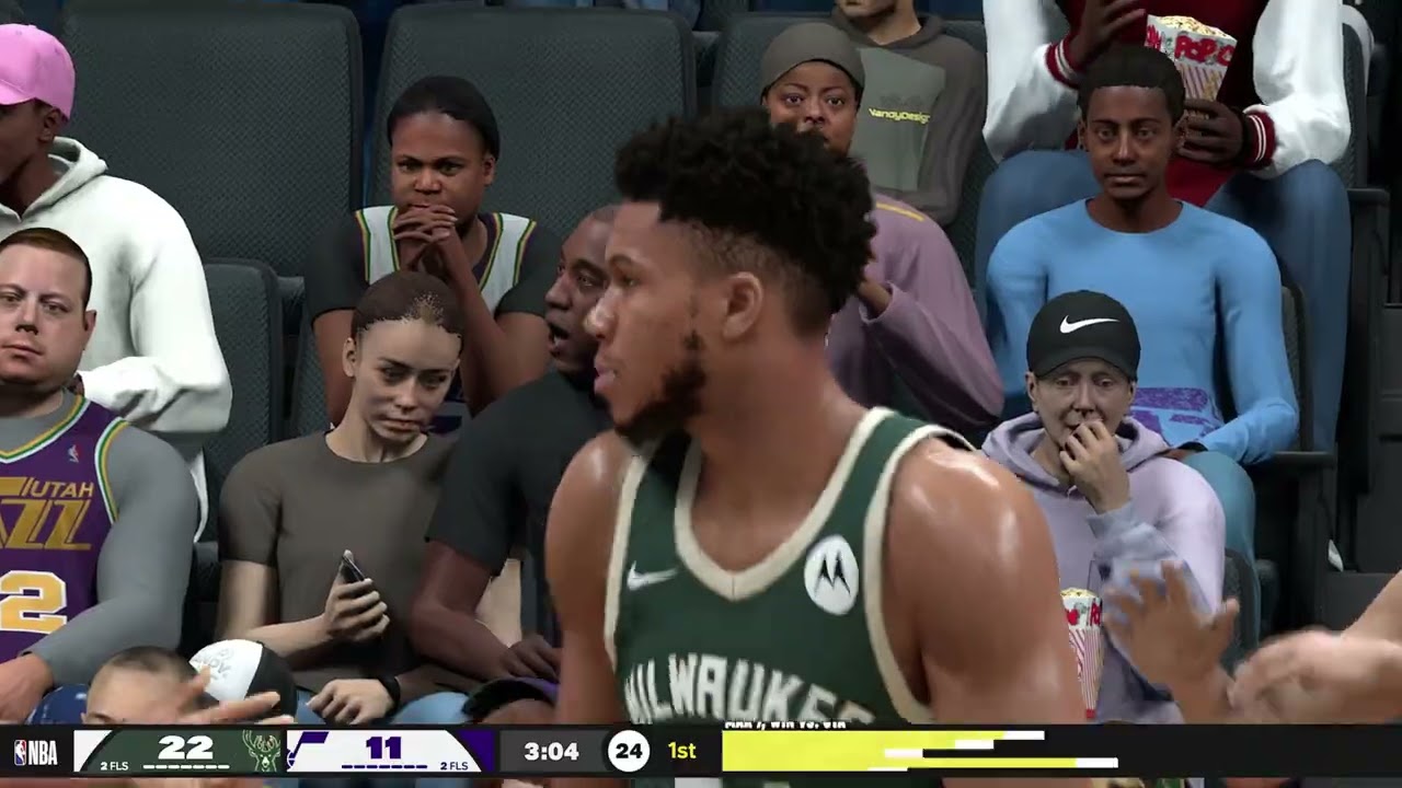 NBA 2K26 Gameplay: Milwaukee Bucks vs Utah Jazz - (Xbox Series X) [4K60FPS]