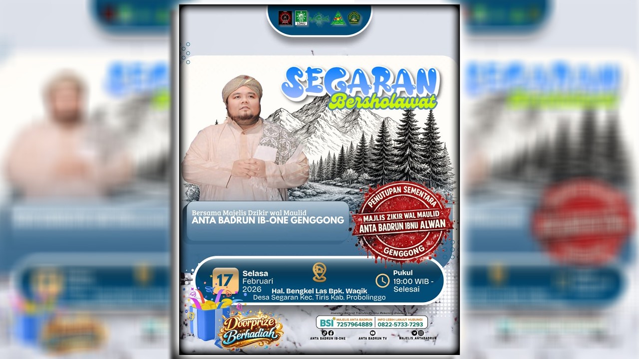 🔴Live Streaming |  SEGARAN BERSHOLAWAT  |  BERSAMA MAJELIS ANTA BADRUN IBNU ALWAN GENGGONG