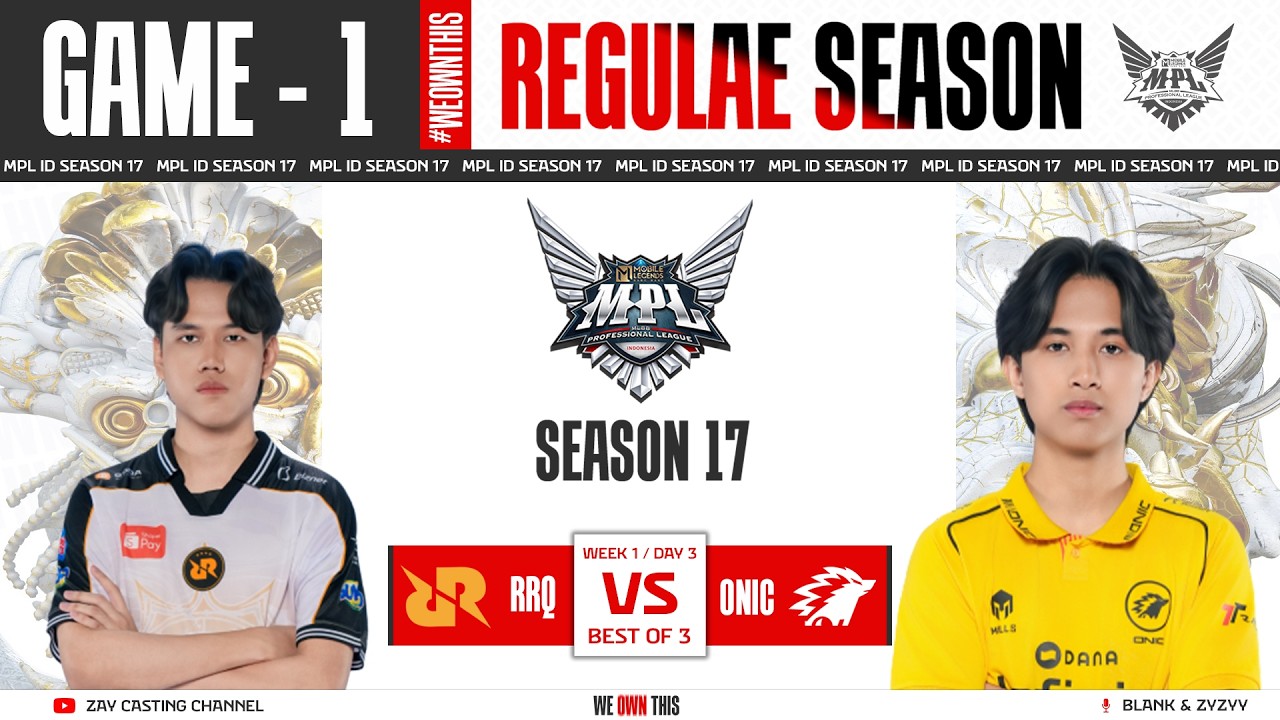 [Game - 1] RRQ HOSHI Vs ONIC | MPL ID S17