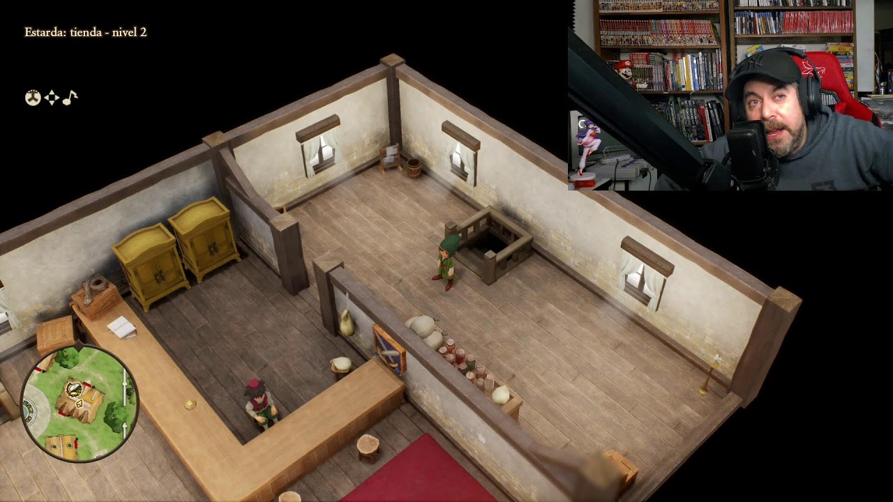 Jugando Dragon Quest VII