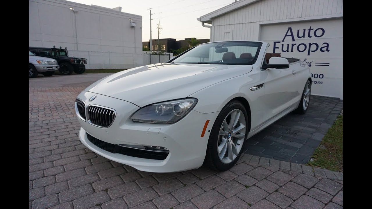 BMW Finally Got the 6-Series Right. This 2013 BMW 640i Cabrio is a Balanced Grand Tourer. *SOLD*