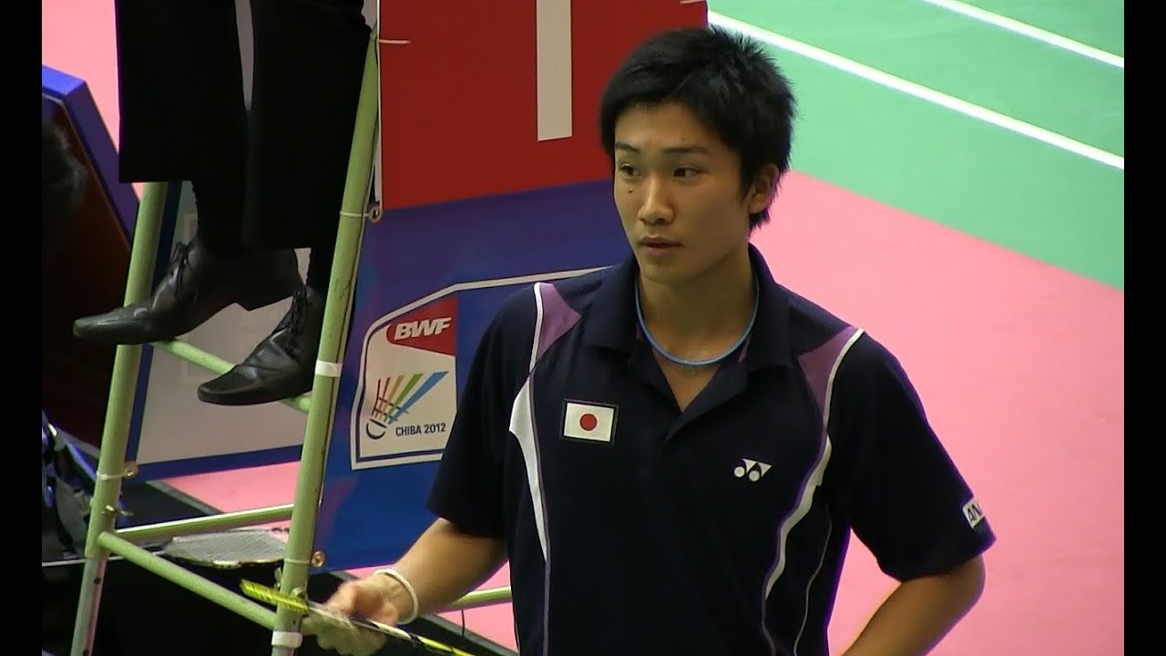 Kento Momota 桃田賢斗 vs HEO K  | ﾖﾈｯｸｽ世界ｼﾞｭﾆｱﾊﾞﾄﾞﾐﾝﾄﾝ選手権2012