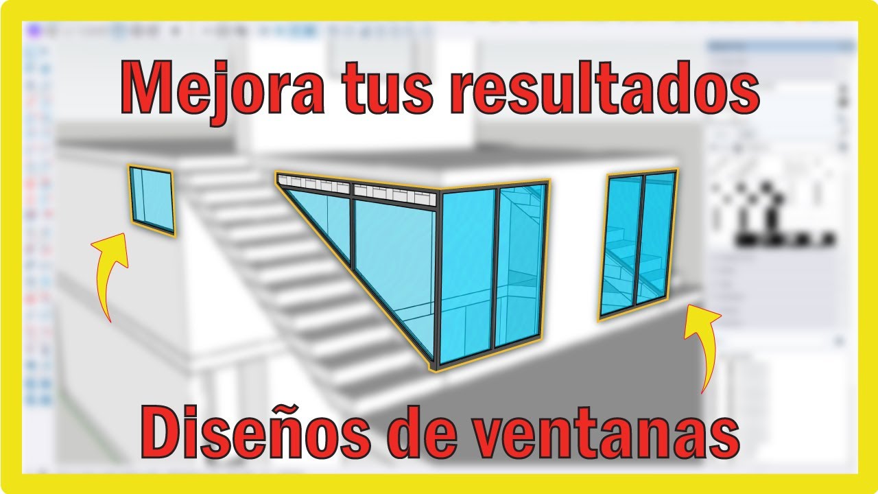 ¡Domina el Diseño de Ventanas Complejas en SketchUp! 🪟 | Tutorial Paso a Paso + Tips Pro 🚀