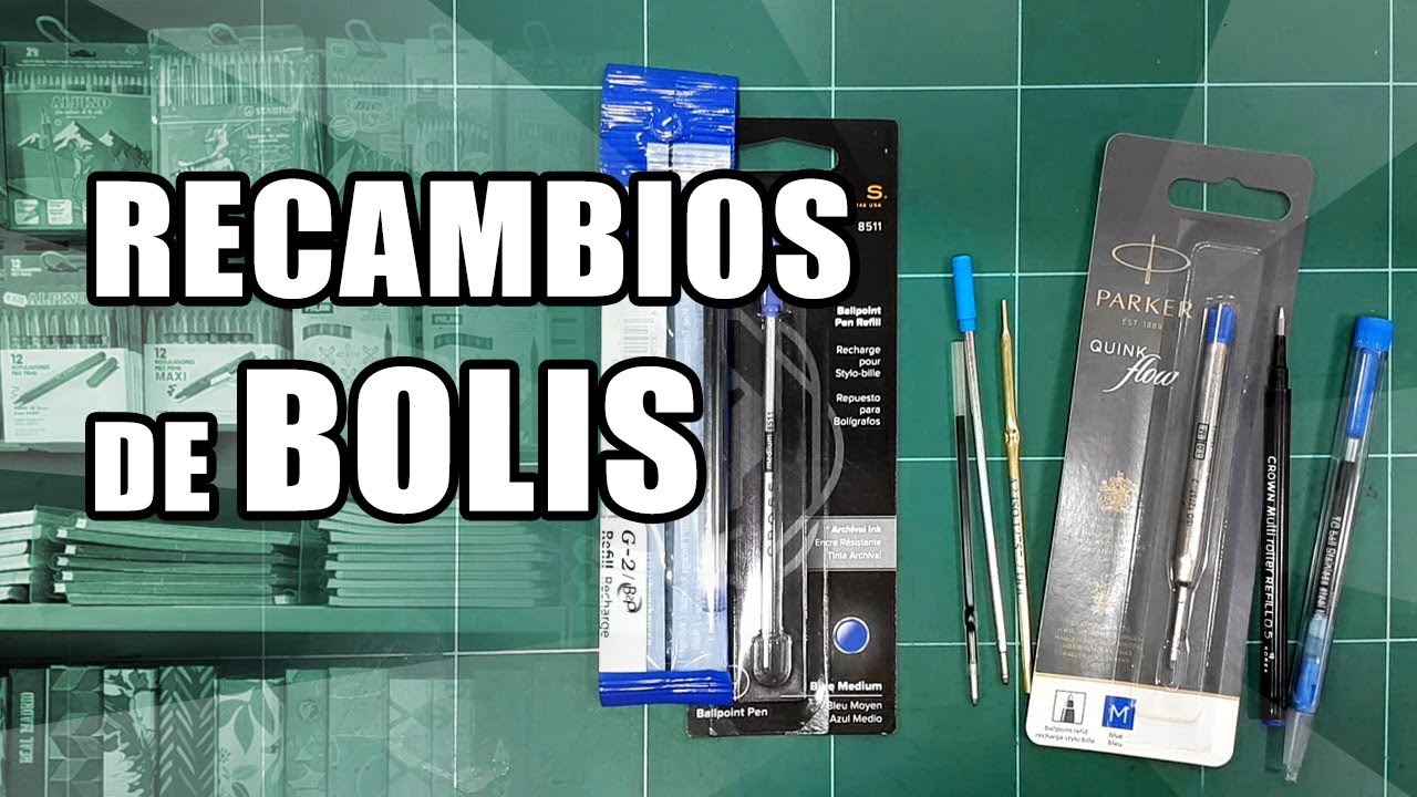 RECAMBIOS DE BOLÍGRAFOS!!