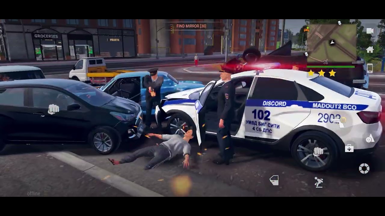 Cop destroy police race 