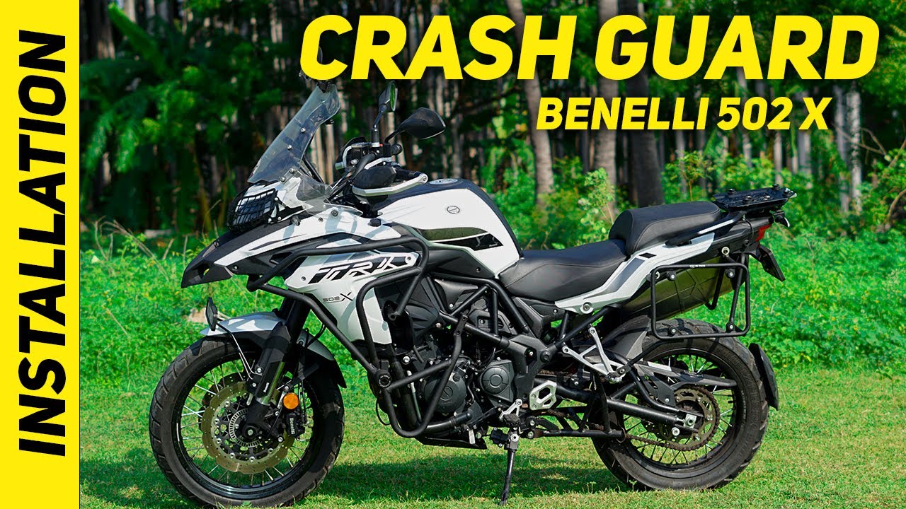 Benelli TRK 502X | Crash Guard | Installation Guide | from HT exhaust